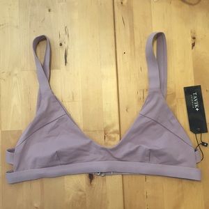 TAVIK Coco scoop neck top in deauville mauve
